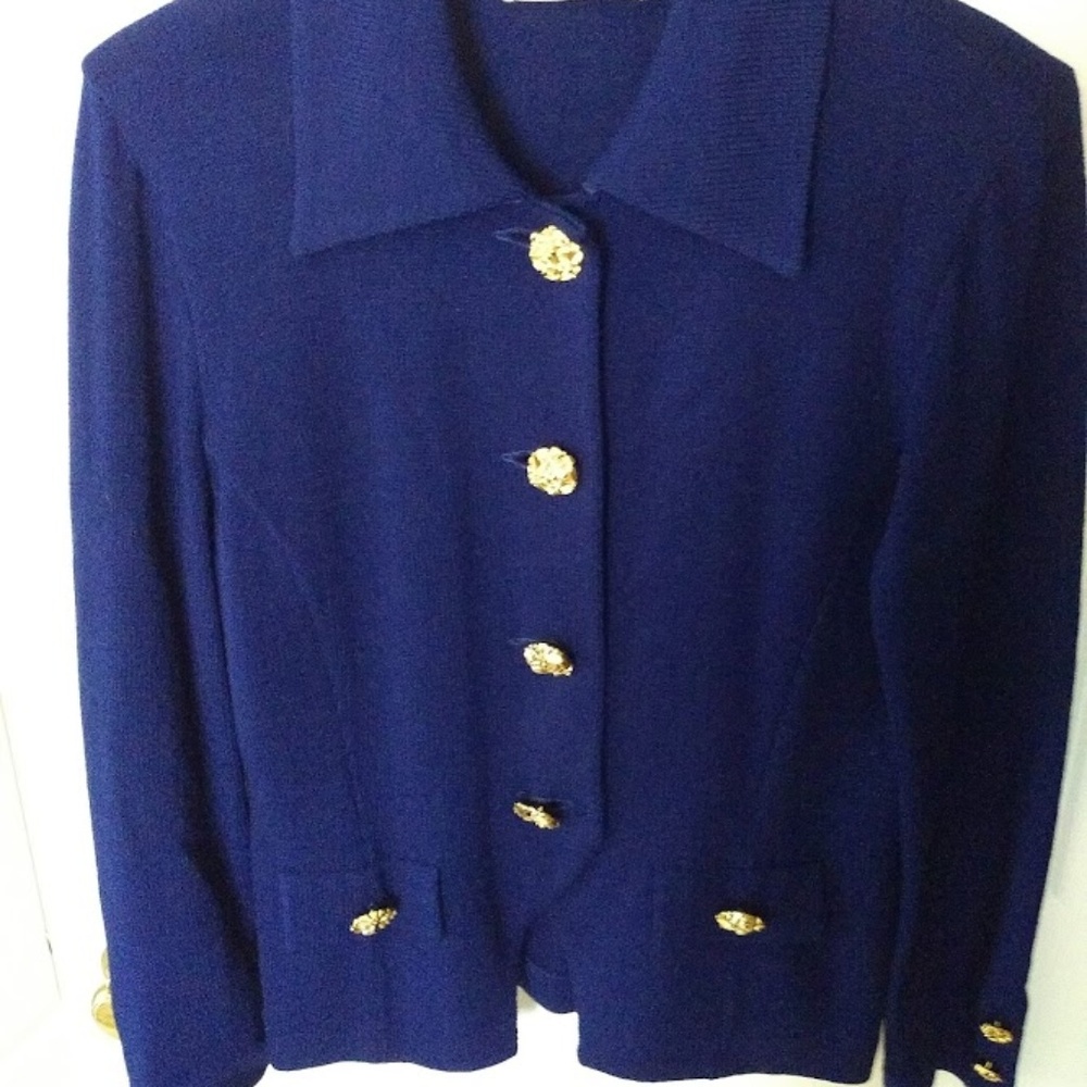 Cobalt Blue St John Blazer